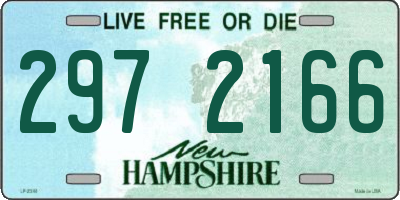 NH license plate 2972166