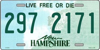 NH license plate 2972171