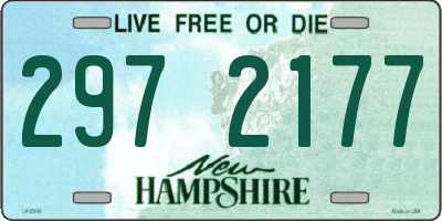 NH license plate 2972177