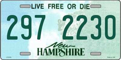 NH license plate 2972230
