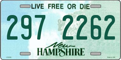 NH license plate 2972262
