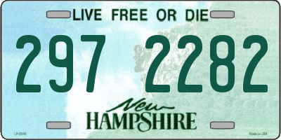 NH license plate 2972282