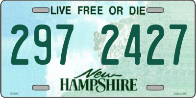 NH license plate 2972427