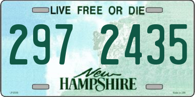 NH license plate 2972435