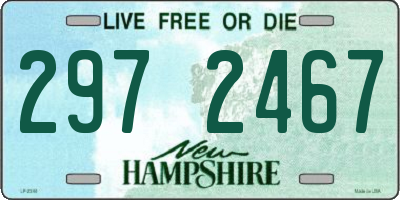 NH license plate 2972467