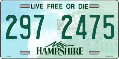 NH license plate 2972475