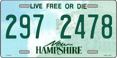 NH license plate 2972478