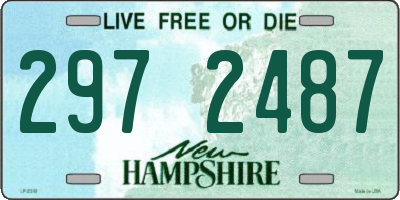 NH license plate 2972487