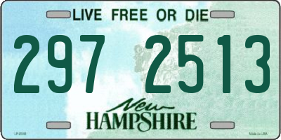 NH license plate 2972513