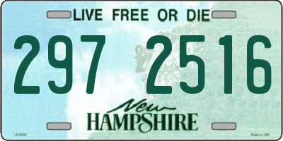 NH license plate 2972516