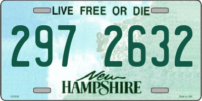 NH license plate 2972632