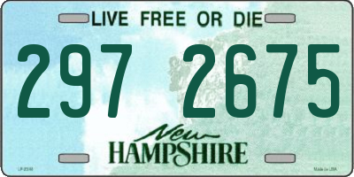 NH license plate 2972675