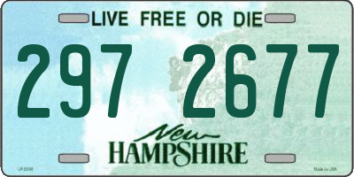 NH license plate 2972677