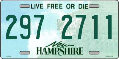 NH license plate 2972711