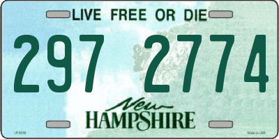 NH license plate 2972774
