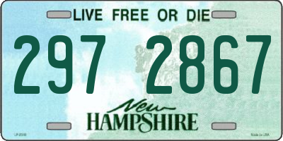 NH license plate 2972867