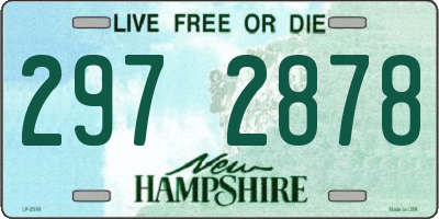 NH license plate 2972878