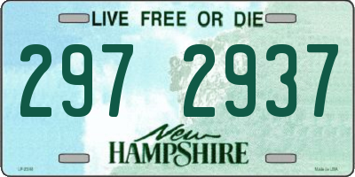 NH license plate 2972937