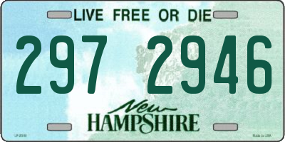 NH license plate 2972946