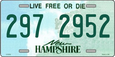NH license plate 2972952
