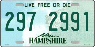 NH license plate 2972991