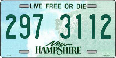 NH license plate 2973112