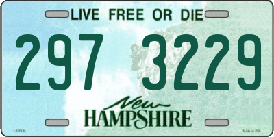 NH license plate 2973229