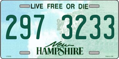 NH license plate 2973233