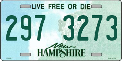 NH license plate 2973273