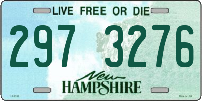 NH license plate 2973276