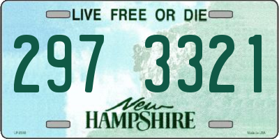 NH license plate 2973321