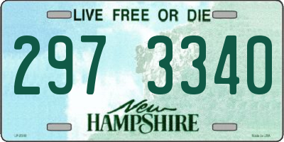 NH license plate 2973340