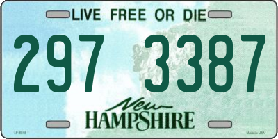 NH license plate 2973387