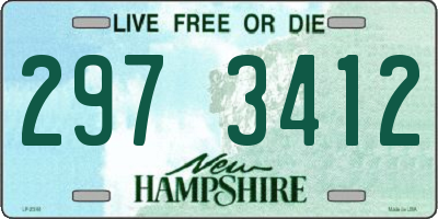 NH license plate 2973412