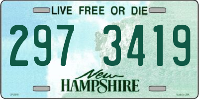 NH license plate 2973419