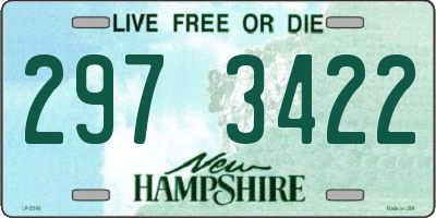 NH license plate 2973422