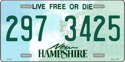 NH license plate 2973425