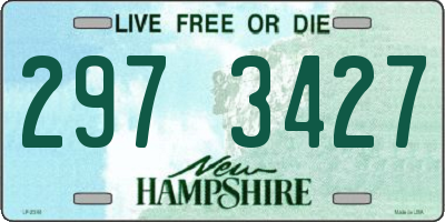 NH license plate 2973427