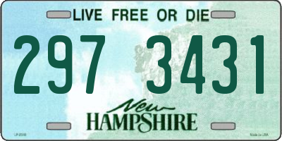 NH license plate 2973431