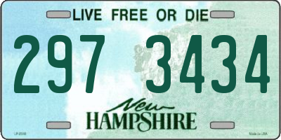 NH license plate 2973434