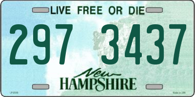 NH license plate 2973437