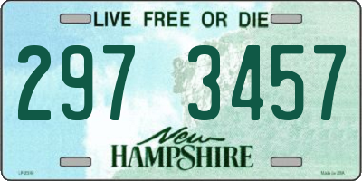 NH license plate 2973457