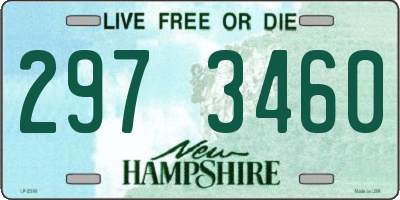 NH license plate 2973460