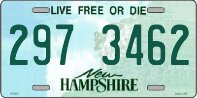 NH license plate 2973462