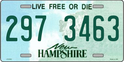 NH license plate 2973463