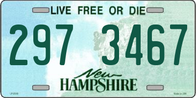 NH license plate 2973467