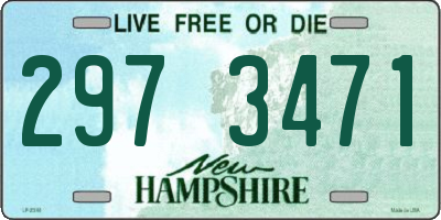 NH license plate 2973471