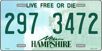 NH license plate 2973472