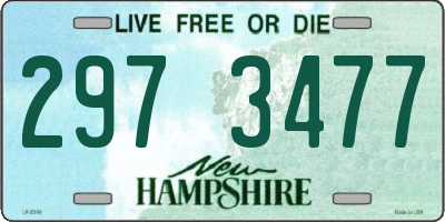 NH license plate 2973477