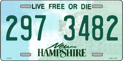 NH license plate 2973482